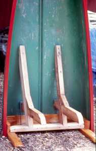 Canoe Chair Frame with Canoe